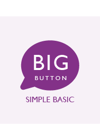 BIG BUTTON SIMPLE BASIC/White&Purple