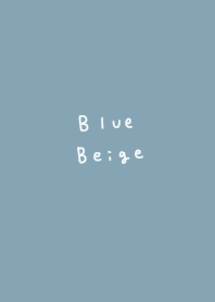 simple. blue beige.