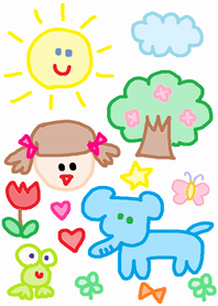 かわいい女の子の子供のきせかえ