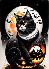 halloween cat 4dB715