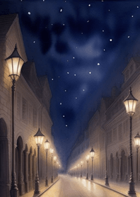 Mountain, Sea, and Moonlit Night f15aa0