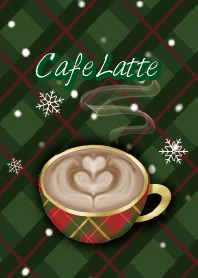 Cafe Latte, Christmas, Tartan, 2