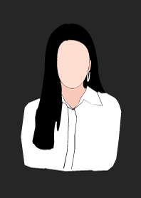 minimal girl : red rose