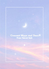 Crescent moon and stars #26