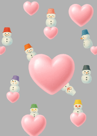 Colorful Snowman05 on white