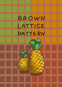 Brown lattice pattern (01)