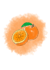 Watercolor orange theme