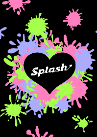 Splash Heart Black Ver.
