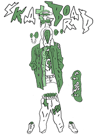 STREET SKATEBOARD GIRL GRAFFITI 08 w