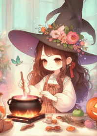 cute little witch halloween V. 63