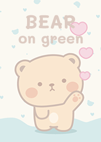 Bear on green!