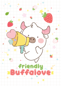 Buffalove Friendly - Strawberry