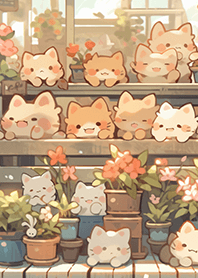 可愛喵喵與盆栽❤療癒您的心36