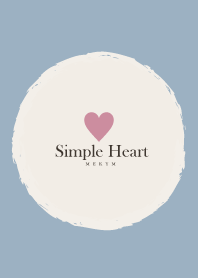 Simple Heart Blue -NATURAL- 12