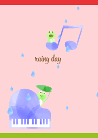 Rainy Day Music2 on red