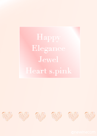 Happy Elegance Jewel Heart s.pink
