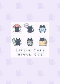 Little Black Cat icon Light Purple theme