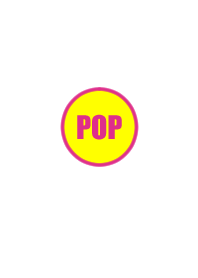 Simple pop icon