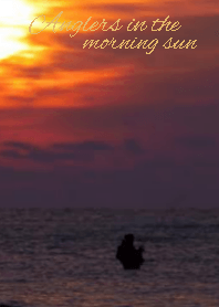 Angler in the morning sun.