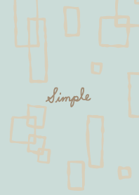 Beige Square Simple28 from Japan