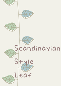 Scandinavian Style Leaf*green & blue