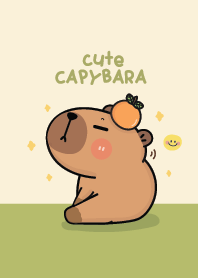 คาปิบาร่าน่ารัก : สีเขียว