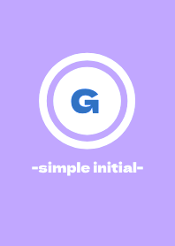 simple initial-G- THEME 104