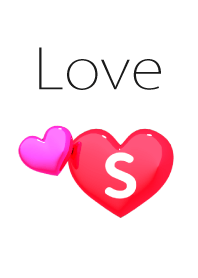 ハート イニシャル "S"