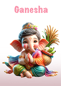 Ganesha is lucky, rich, happy.
