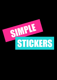 SIMPLE STICKERS B