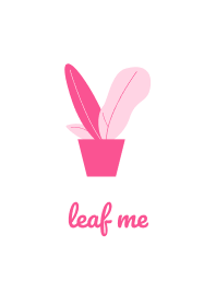 Leaf Me Color Pink