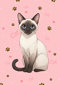 Lucky Thai Cat : Siamese Cat (Peach)