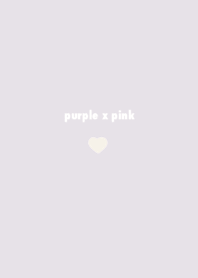 purple x pink