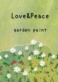 Oil painting art [garden paint 194]