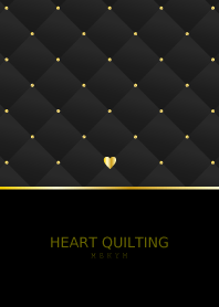 HEART QUILTING - GRAY BLACK 8