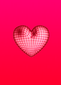 Wire Heart Red