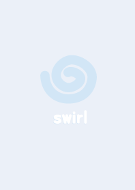 Swirl pattern blue