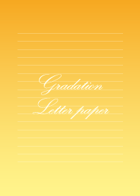 Gradation Letter paper - Yellow -