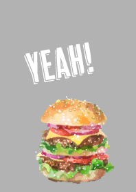 hamburger on white JP