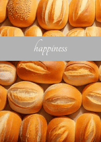 Freshly baked bread on white