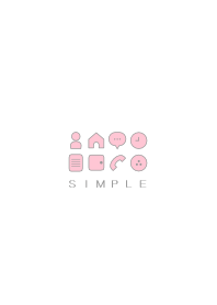 SIMPLE(white pink)V.344b
