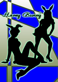 Honey Bunny 3 -Black & Deep Blue-