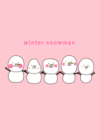 冬の雪だるま
