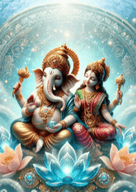 พระแม่ลักษมีและพระพิฆเนศ V.11