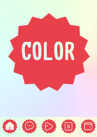 red color rainbow  M18