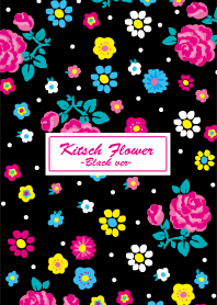 Kitsch Flower -Black ver-