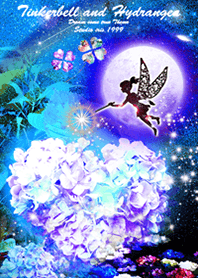 Tinkerbell and Hydrangea Moon2