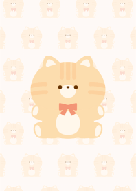Happy stuffed cat