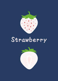 珍贵的白色草莓