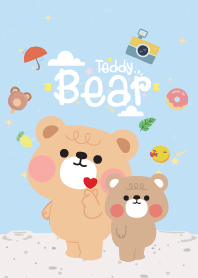 Teddy Bear Mini Galaxy Blue